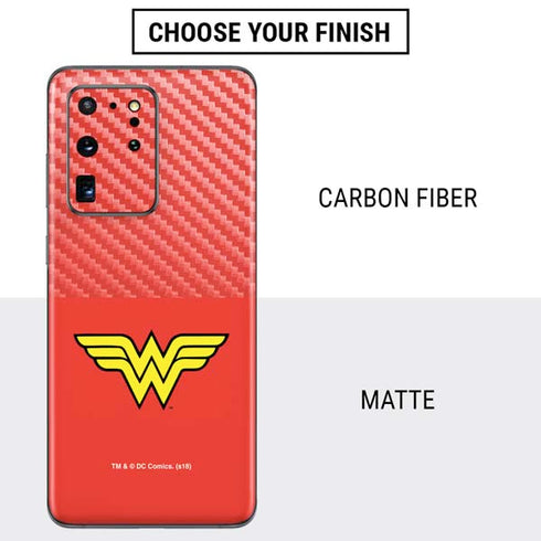 DC Comics Wonder Woman Classic Logo Galaxy S20 Ultra 5G Skin